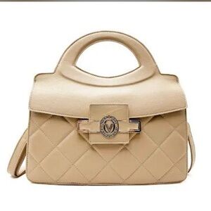 NWT Valentino Orlando Beige Handbag Crossbody Began Leather NIP